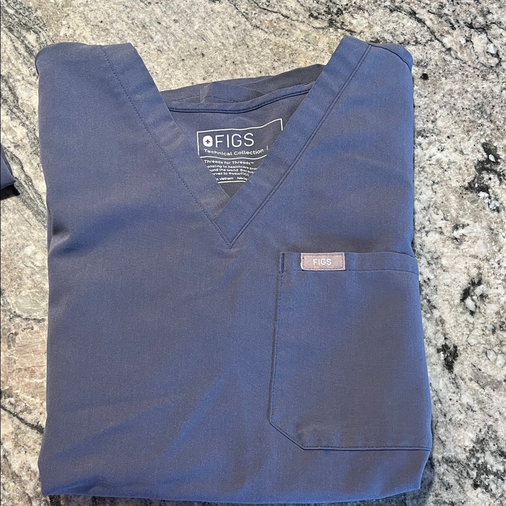 Figs grey Catarina Scrub Top